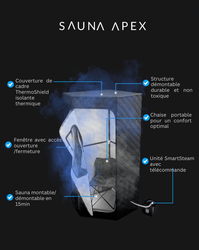 SAUNA APEX - APEX THÉRAPIE FRANCE